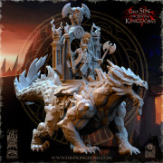 The Beholder Miniatures - Nains - Bête Volcanique