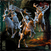 The Beholder Miniatures - Sylvains - Commandement des Sous-Bois