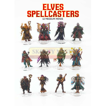 Skinny Minis - Elves Spellcasters