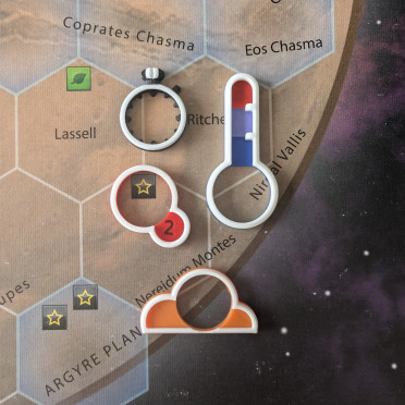 3D Track Marker Pack compatible with Terraforming Mars