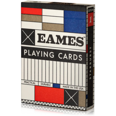 Cartes à jouer Art of Play - Eames "Starburst": Red