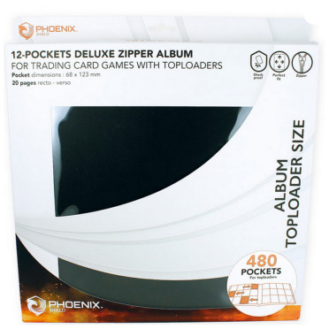 Phoenix Shield - Deluxe Portfolio Top Loaders 480 cartes