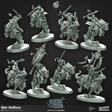 Cast n Play - Riders of Doom - War Stallions
