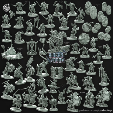 Cast n Play - Riders of Doom - Complet Set