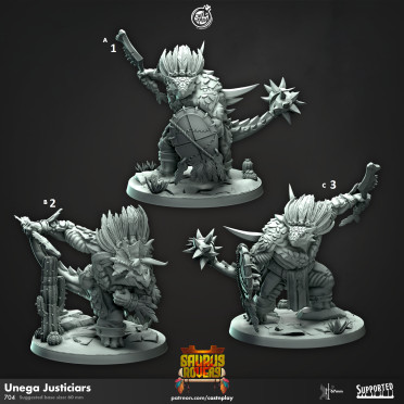 Cast n Play - Vagabons Sauriens - Justiciers Unega