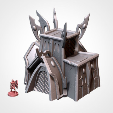 Txarli - Décors Fantasy - Village elfe noir