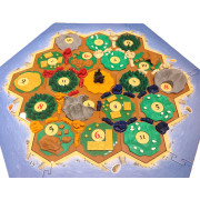 Set de tuiles 3D compatible avec Catan