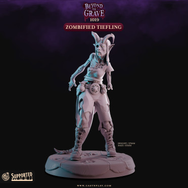 Cast n Play - Par-delà la Tombe - Zombie Tiefling