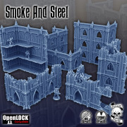 Forbbiden Prints - Medium WTC Smoke & Steel Bundle