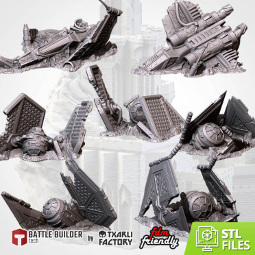 Txarli - Décors Science fiction - Epaves vaisseaux spatiaux (SW)