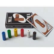 Tac-Tik pawn and cards