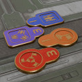 Twilight Imperium - Ensembles de jetons en métal émaillé pour infanterie et combattant 0