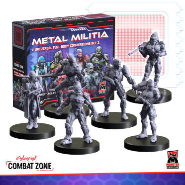 Cyberpunk Red - Combat Zone - Metal Militia (Full Body Conversions 2)