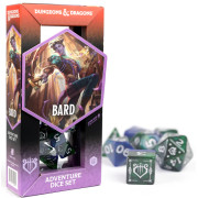 Dungeons & Dragons Adventure Dice - Bard: Blue / Green Dice