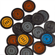 Barbarian Kingdoms – Metal treasure tokens set