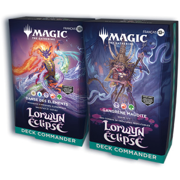 Magic the Gathering : Lorwyn éclipsé - Lot des 2 Decks Commander