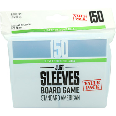 Gamegenic - 150 Just Sleeves - Standard American