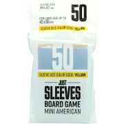 Gamegenic - 50 Just Sleeves - Mini American