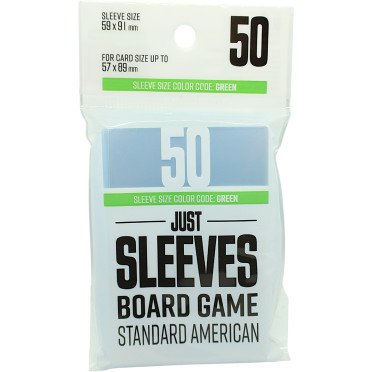 Gamegenic - 50 Just Sleeves - Standard American