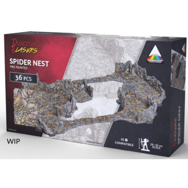Dungeons & Lasers - Décors - Spider Nest Prépeint