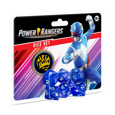 Power Rangers RPG - Set de dés Bleu