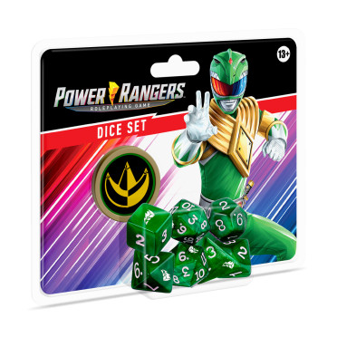 Power Rangers RPG - Set de dés Vert