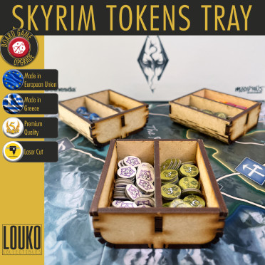 Game Tokens Tray upgrade compatible with Skyrim – The Adventure Game