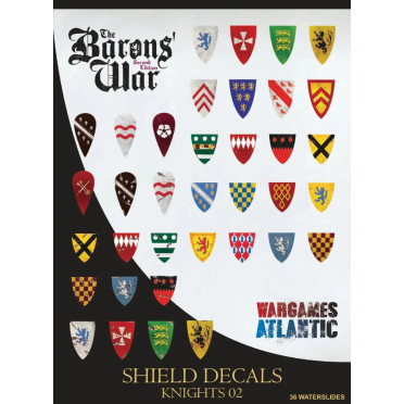 Baron's War Shield Decals 2