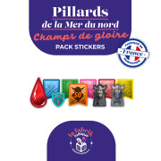 Pillards de la Mer du Nord - Champs de Gloire - Pack de stickers