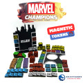 Marvel Champions LCG - Magnetic set of 85 tokens + 2 boards 0