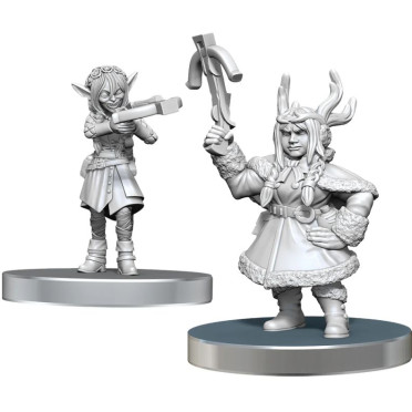 Critical Role Unpainted Miniatures: Veth Brenatto & Nott the Brave