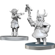 Critical Role Unpainted Miniatures: Veth Brenatto & Nott the Brave
