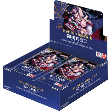 One Piece Le Jeu de Cartes - Les Sept de la Mer d'Azur - Boite de 24 Boosters