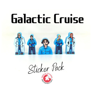 Ensemble d’autocollants pour Galactic Cruise