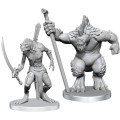 Pathfinder Battles Deep Cuts Unpainted Miniatures: Xulgath Skirmisher & Stoneliege 0