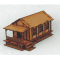 Far East - Low Small Village House 0