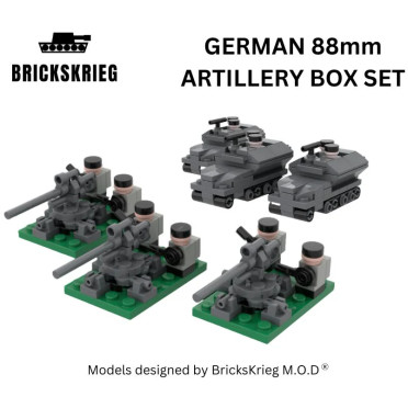 Brickskrieg - German 88mm Artillery Box Set