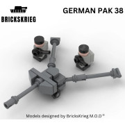 Brickskrieg - German PAK 38 Anti Tank Gun