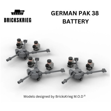 Brickskrieg - PAK 38 Anti Tank Battery