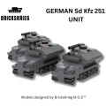 Brickskrieg - Sd Kfz 250 Armoured Troop Carrier - Unit 0