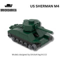 Brickskrieg - US Sherman M4 - Single model 0