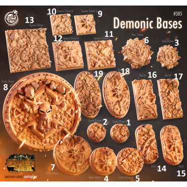 Cast n Play - Profondeurs de l'Enfers - Socles