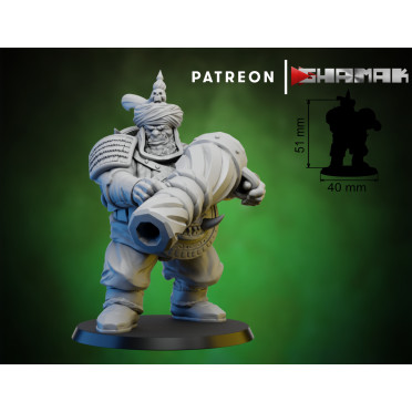 Ghamak - Fantasy - Ogres Persian - Ogre avec canon D