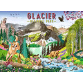 Puzzle - Parc National des Glaciers - 500 pièces 1