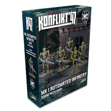 Konflikt '47 -  British Commonwealth - Mk I Automated Infantry Squad with MMG