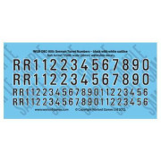 Bolt Action - German - German Turret Numbers (Black)