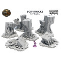 Scifi Rocks - Alien Scenery Terrain 1