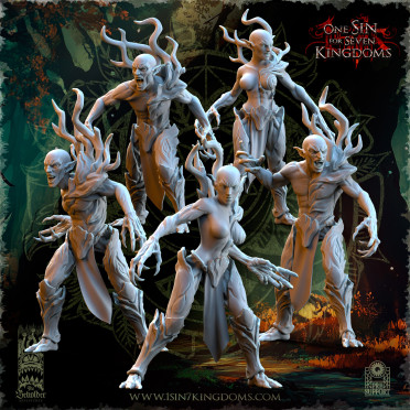 The Beholder Miniatures - Sylvains - Invocations des Bois