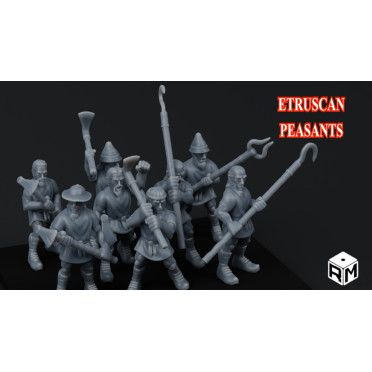 Rise Miniatures – Rise of Ancient Wars: Etruscan Peasants Pack