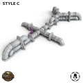 Modular Sci-fi Pipe System - Wargame Scenery 2